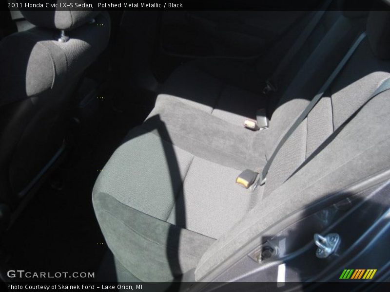 Polished Metal Metallic / Black 2011 Honda Civic LX-S Sedan