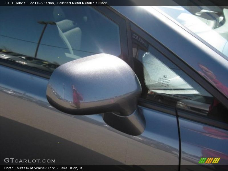 Polished Metal Metallic / Black 2011 Honda Civic LX-S Sedan