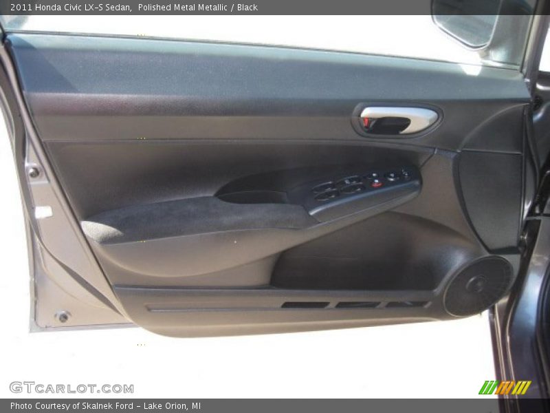 Polished Metal Metallic / Black 2011 Honda Civic LX-S Sedan