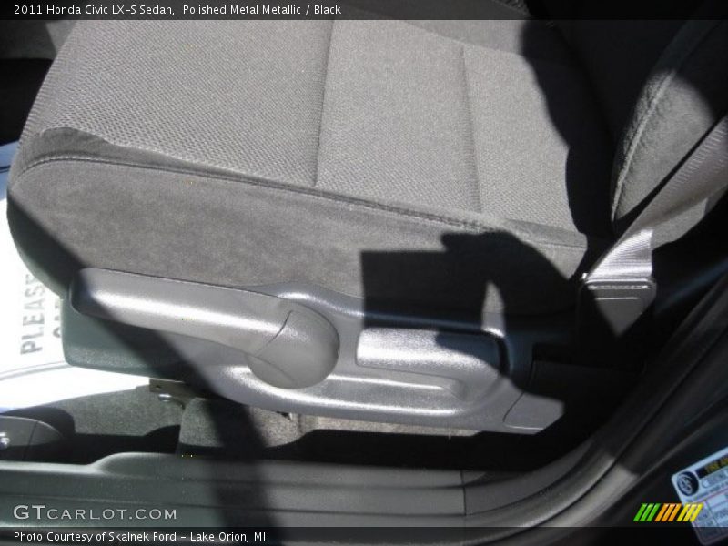 Polished Metal Metallic / Black 2011 Honda Civic LX-S Sedan