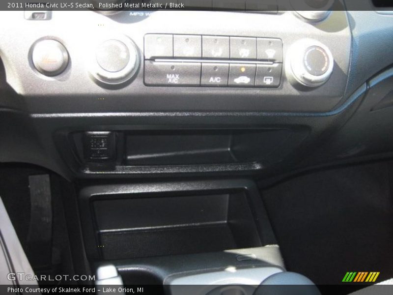 Polished Metal Metallic / Black 2011 Honda Civic LX-S Sedan