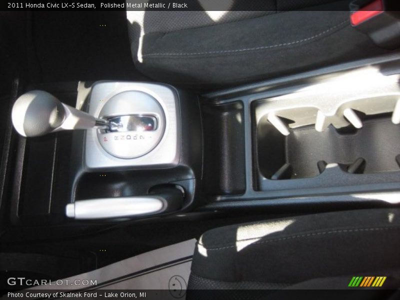 Polished Metal Metallic / Black 2011 Honda Civic LX-S Sedan