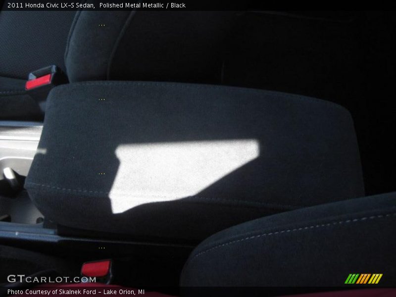 Polished Metal Metallic / Black 2011 Honda Civic LX-S Sedan