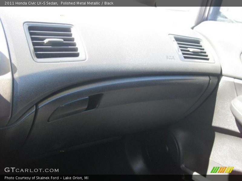 Polished Metal Metallic / Black 2011 Honda Civic LX-S Sedan