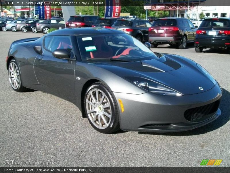 Front 3/4 View of 2011 Evora Coupe