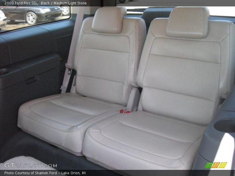 Black / Medium Light Stone 2009 Ford Flex SEL