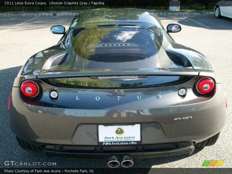 Lifestyle Graphite Gray / Paprika 2011 Lotus Evora Coupe