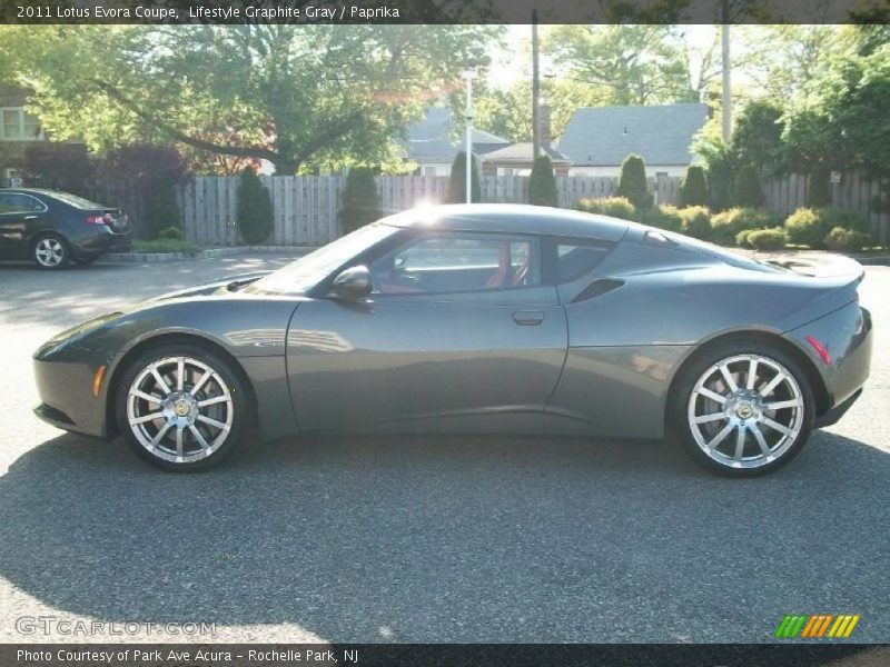 Lifestyle Graphite Gray / Paprika 2011 Lotus Evora Coupe