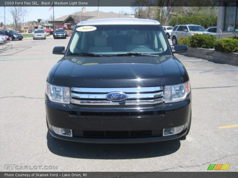 Black / Medium Light Stone 2009 Ford Flex SEL
