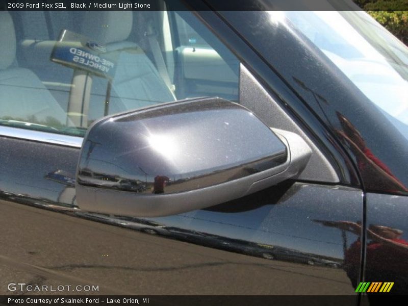Black / Medium Light Stone 2009 Ford Flex SEL