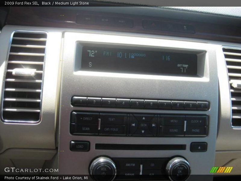 Black / Medium Light Stone 2009 Ford Flex SEL