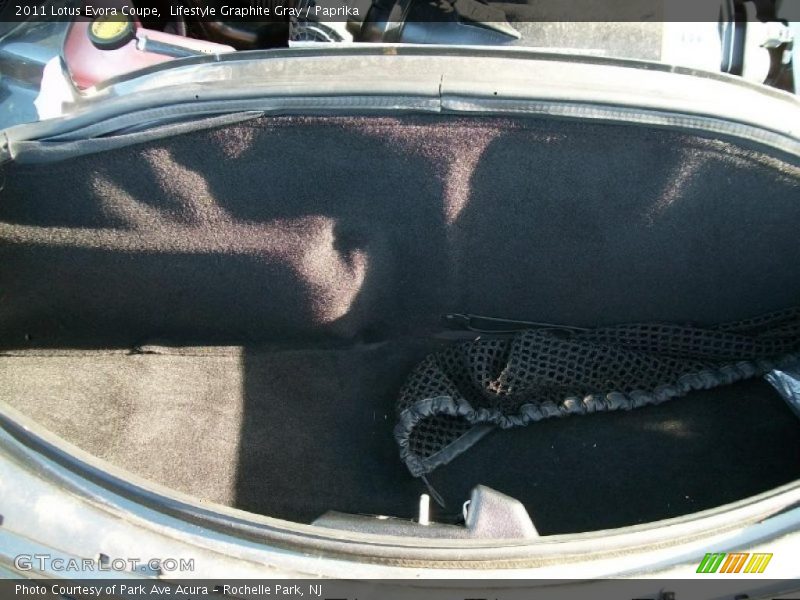  2011 Evora Coupe Trunk