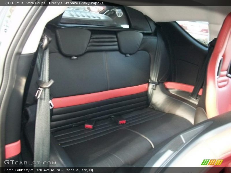  2011 Evora Coupe Paprika Interior