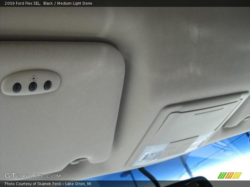 Black / Medium Light Stone 2009 Ford Flex SEL