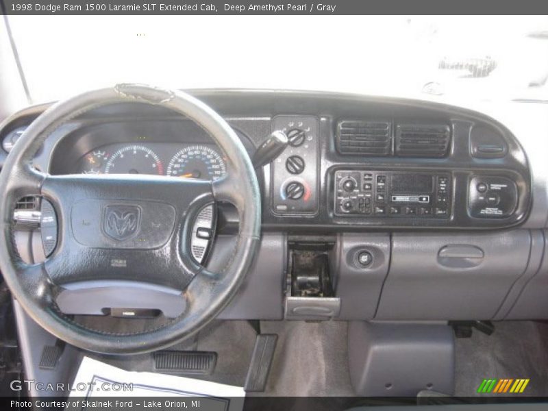Deep Amethyst Pearl / Gray 1998 Dodge Ram 1500 Laramie SLT Extended Cab