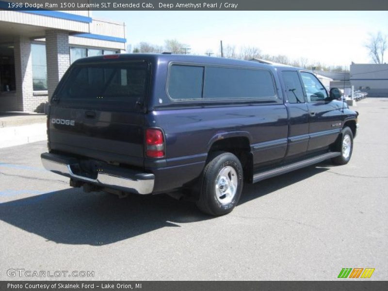 Deep Amethyst Pearl / Gray 1998 Dodge Ram 1500 Laramie SLT Extended Cab
