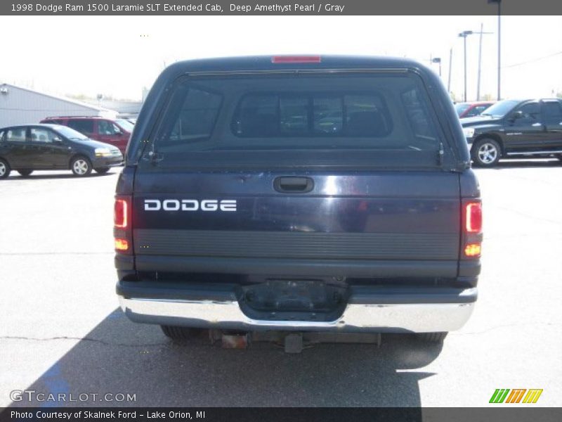 Deep Amethyst Pearl / Gray 1998 Dodge Ram 1500 Laramie SLT Extended Cab