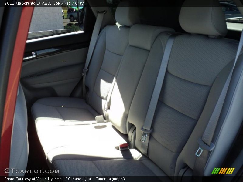 Spicy Red / Gray 2011 Kia Sorento LX AWD