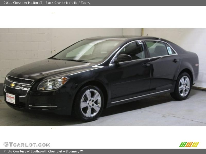 Black Granite Metallic / Ebony 2011 Chevrolet Malibu LT