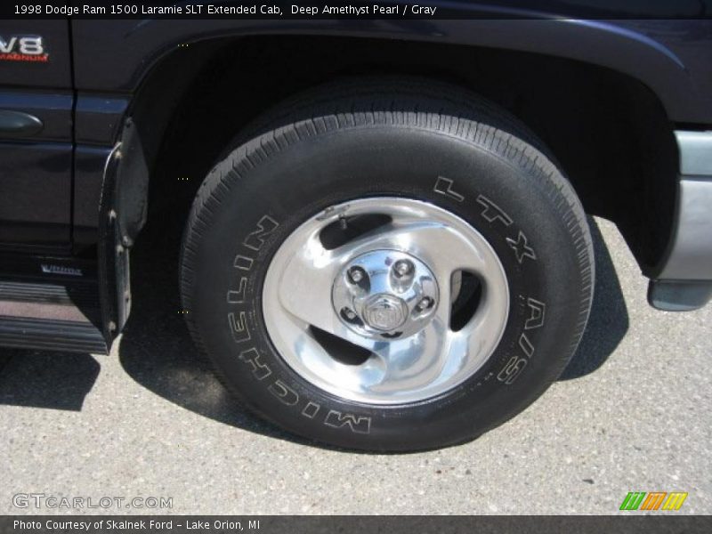 Deep Amethyst Pearl / Gray 1998 Dodge Ram 1500 Laramie SLT Extended Cab