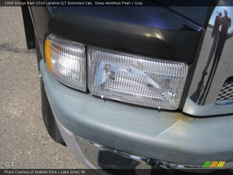 Deep Amethyst Pearl / Gray 1998 Dodge Ram 1500 Laramie SLT Extended Cab