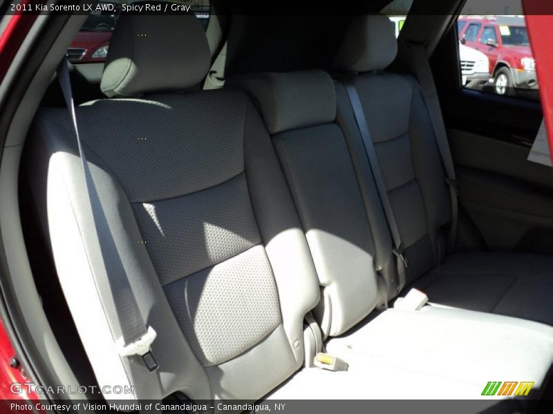 Spicy Red / Gray 2011 Kia Sorento LX AWD