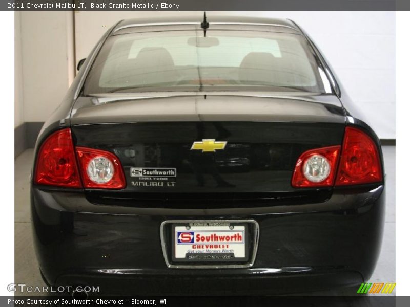 Black Granite Metallic / Ebony 2011 Chevrolet Malibu LT