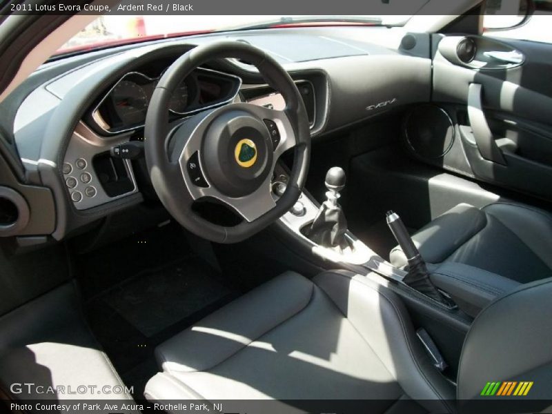  2011 Evora Coupe Black Interior