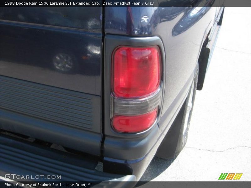 Deep Amethyst Pearl / Gray 1998 Dodge Ram 1500 Laramie SLT Extended Cab
