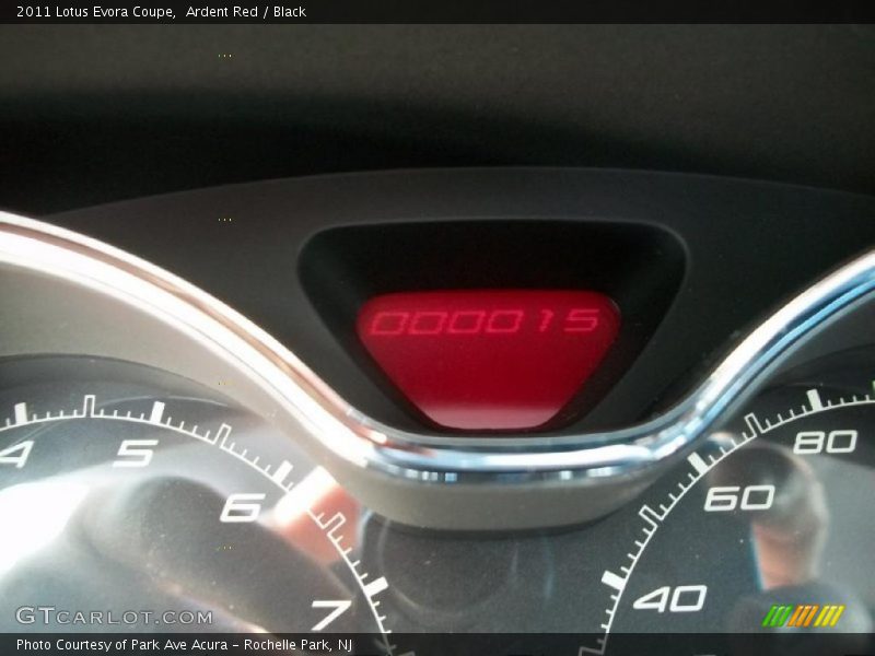 Ardent Red / Black 2011 Lotus Evora Coupe