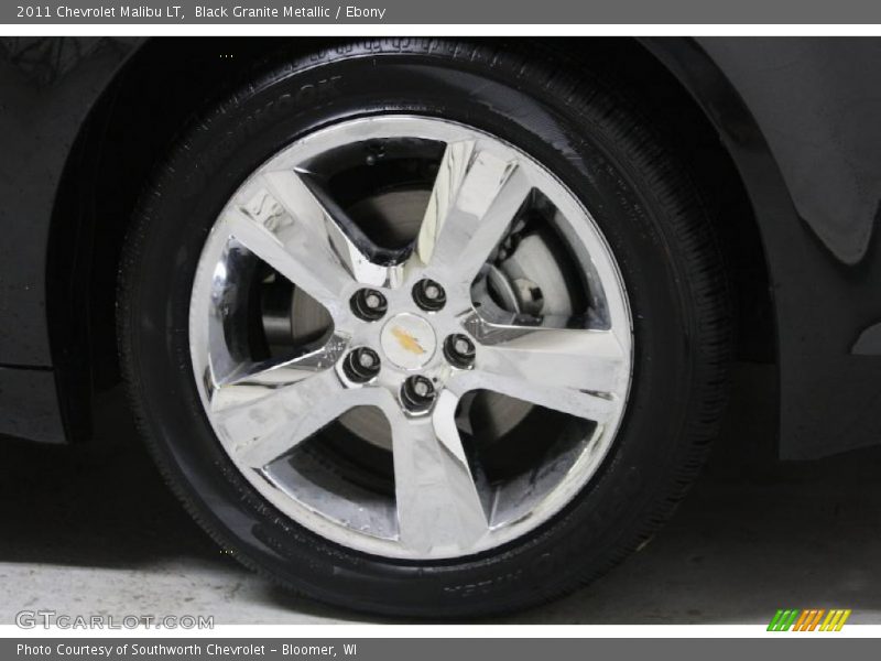Black Granite Metallic / Ebony 2011 Chevrolet Malibu LT