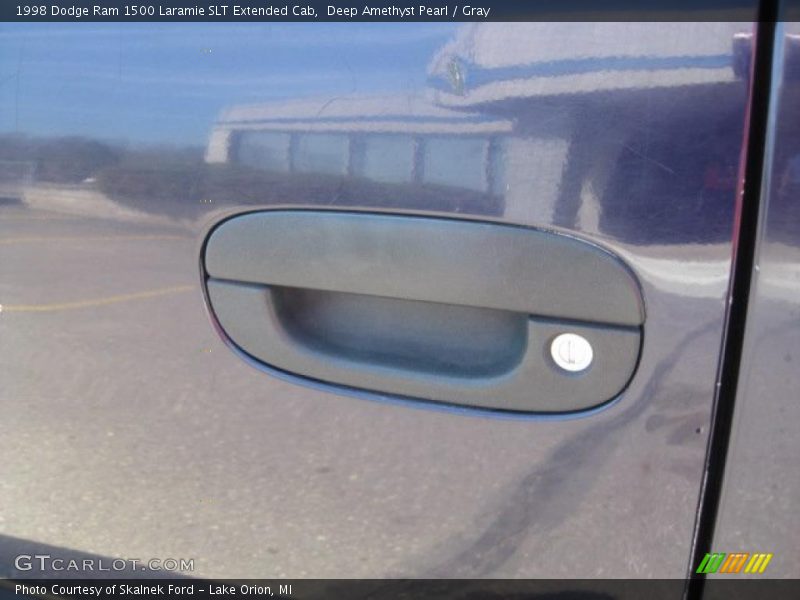 Deep Amethyst Pearl / Gray 1998 Dodge Ram 1500 Laramie SLT Extended Cab