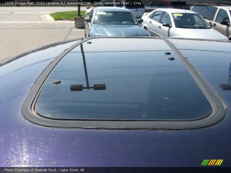Deep Amethyst Pearl / Gray 1998 Dodge Ram 1500 Laramie SLT Extended Cab