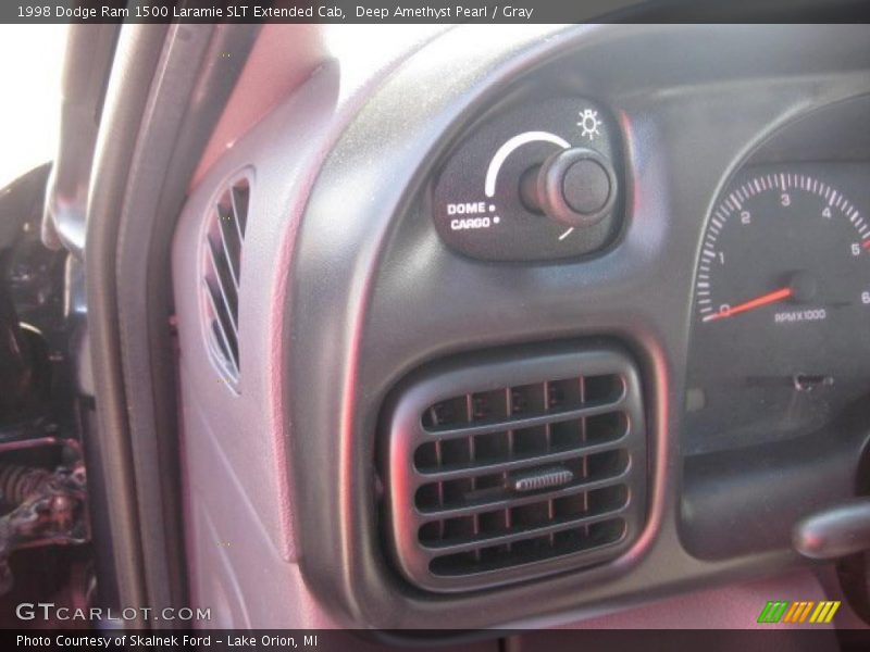Deep Amethyst Pearl / Gray 1998 Dodge Ram 1500 Laramie SLT Extended Cab