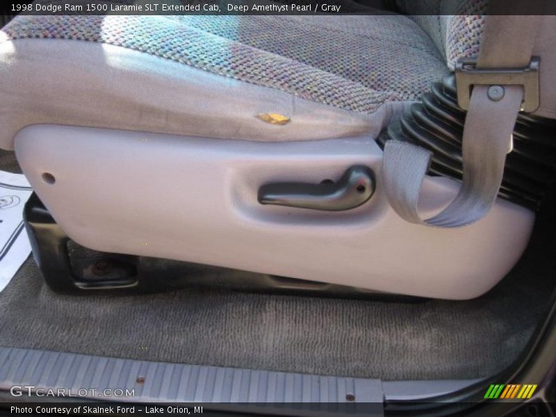 Deep Amethyst Pearl / Gray 1998 Dodge Ram 1500 Laramie SLT Extended Cab