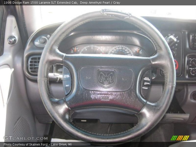 Deep Amethyst Pearl / Gray 1998 Dodge Ram 1500 Laramie SLT Extended Cab