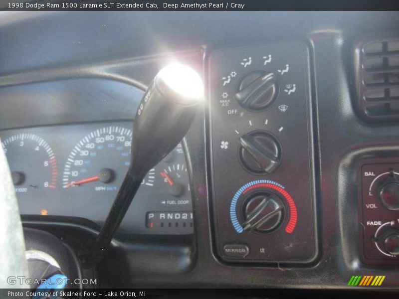 Deep Amethyst Pearl / Gray 1998 Dodge Ram 1500 Laramie SLT Extended Cab