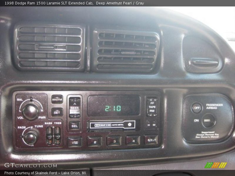 Deep Amethyst Pearl / Gray 1998 Dodge Ram 1500 Laramie SLT Extended Cab