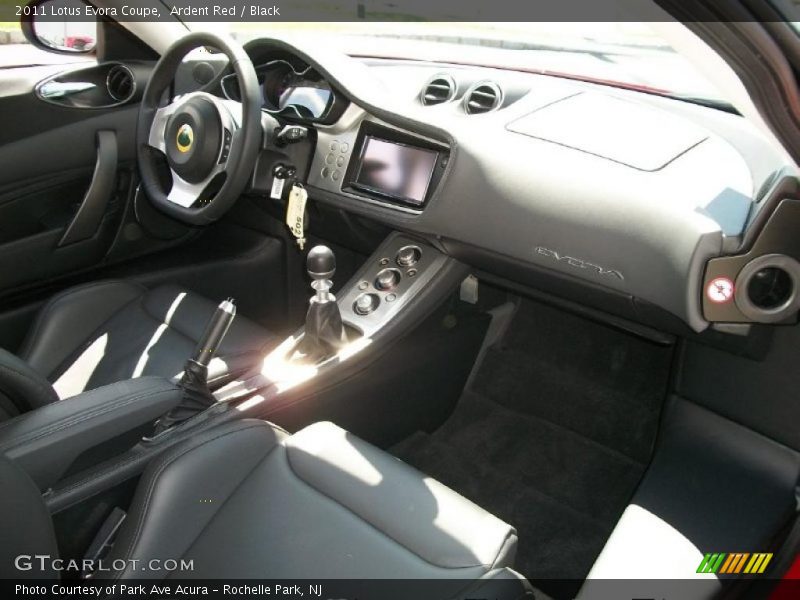 Dashboard of 2011 Evora Coupe