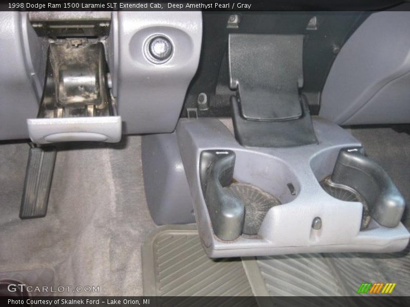 Deep Amethyst Pearl / Gray 1998 Dodge Ram 1500 Laramie SLT Extended Cab