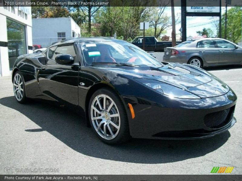 Front 3/4 View of 2010 Evora Coupe