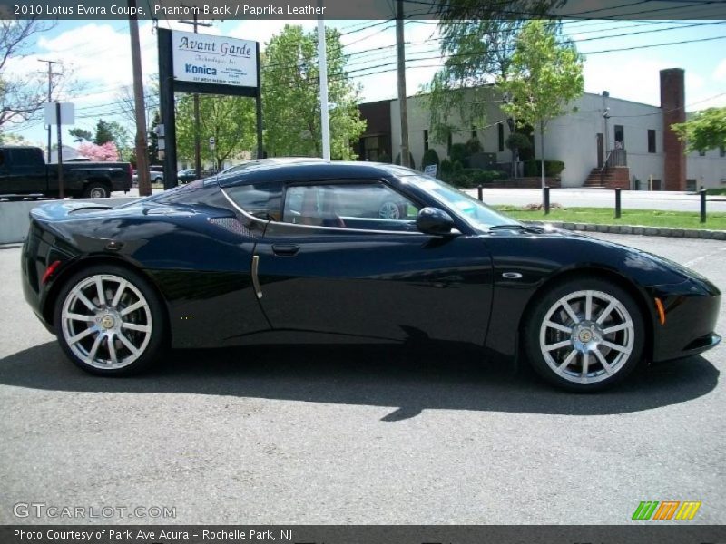 Phantom Black / Paprika Leather 2010 Lotus Evora Coupe