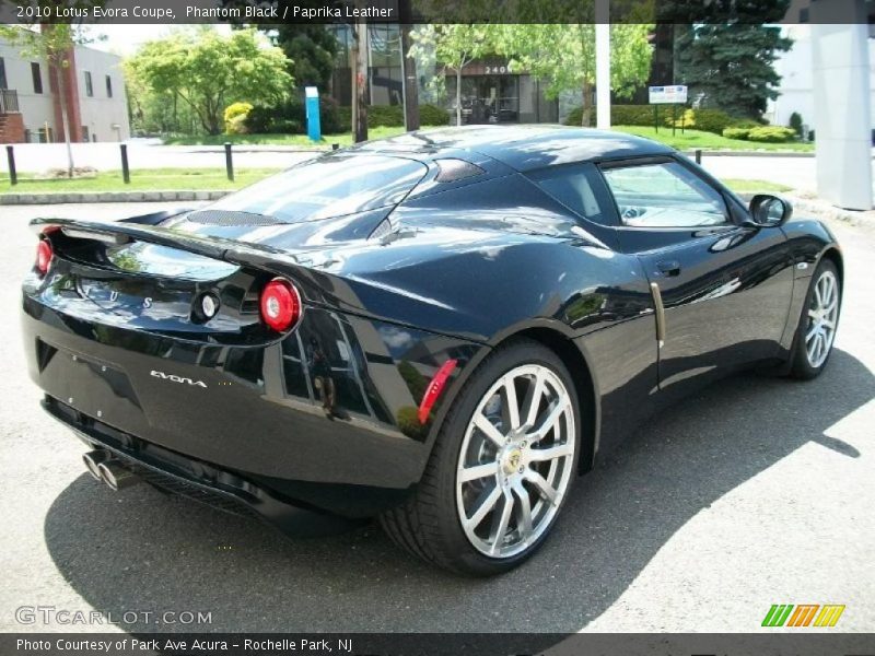 Phantom Black / Paprika Leather 2010 Lotus Evora Coupe