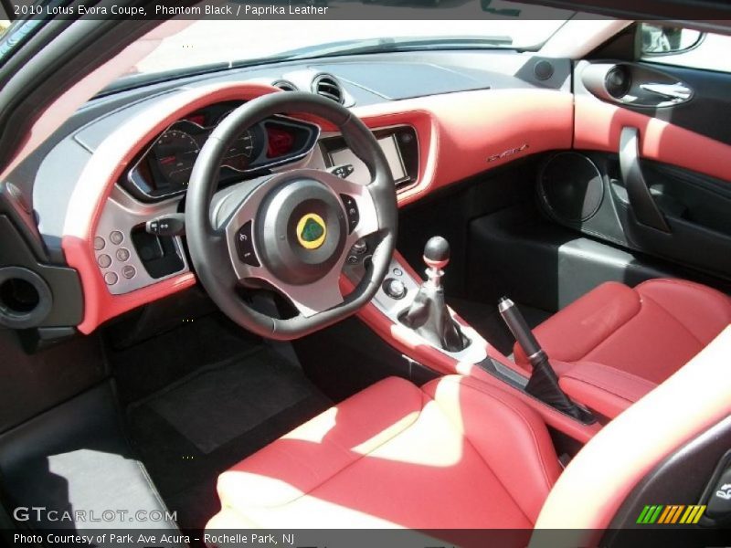  2010 Evora Coupe Paprika Leather Interior