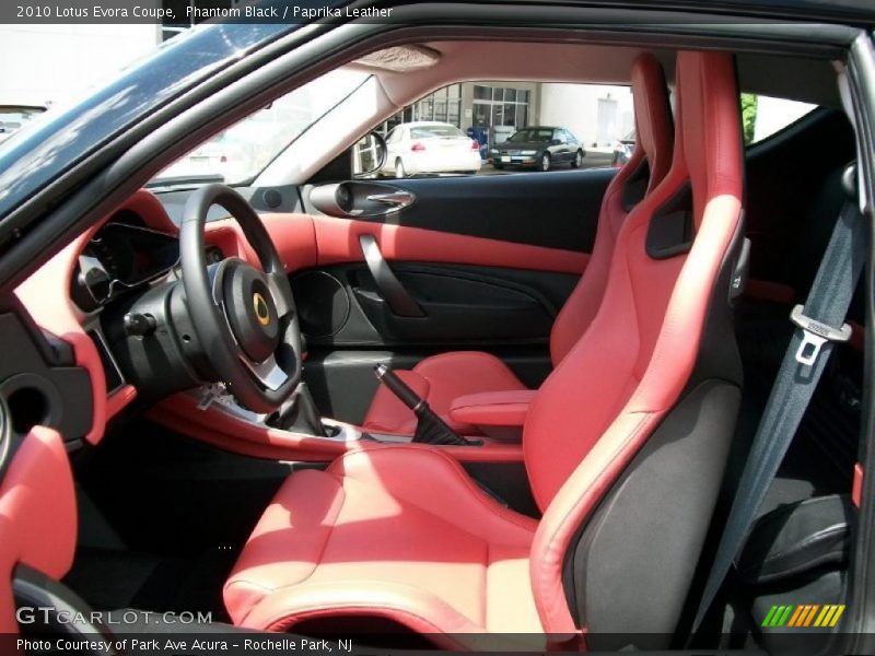  2010 Evora Coupe Paprika Leather Interior