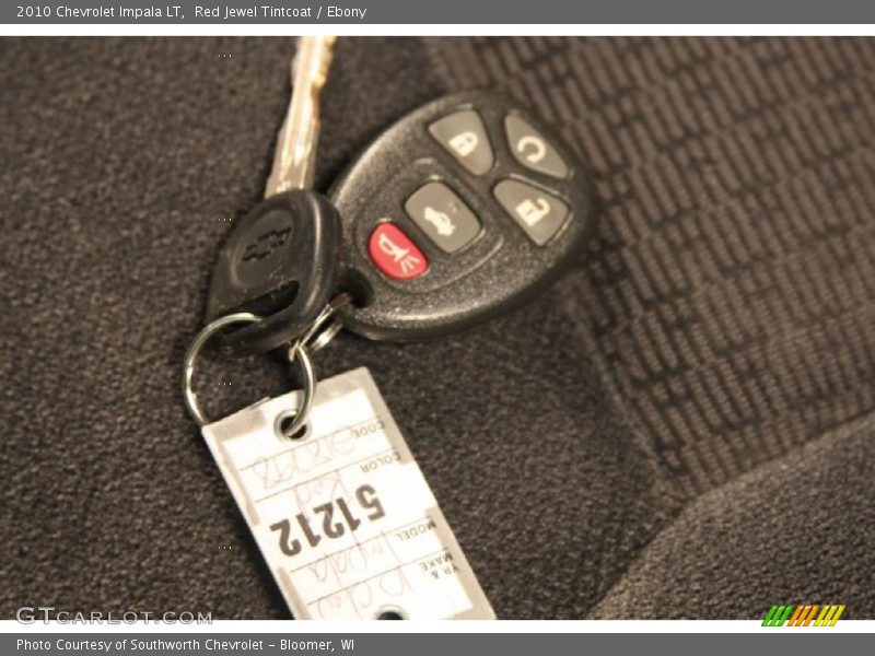 Red Jewel Tintcoat / Ebony 2010 Chevrolet Impala LT