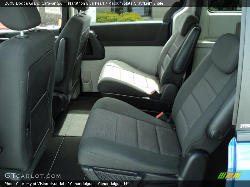 Marathon Blue Pearl / Medium Slate Gray/Light Shale 2008 Dodge Grand Caravan SXT