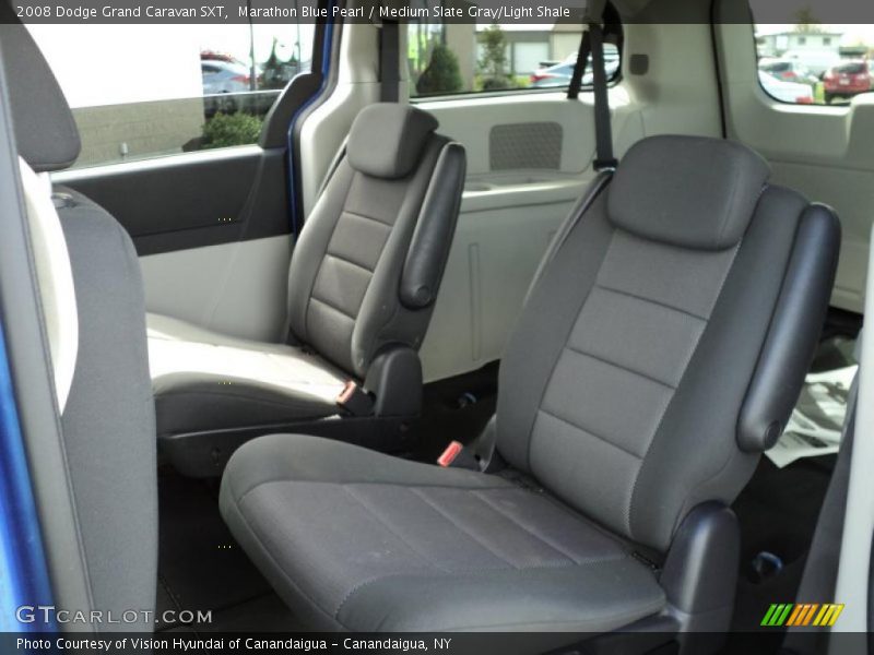 Marathon Blue Pearl / Medium Slate Gray/Light Shale 2008 Dodge Grand Caravan SXT