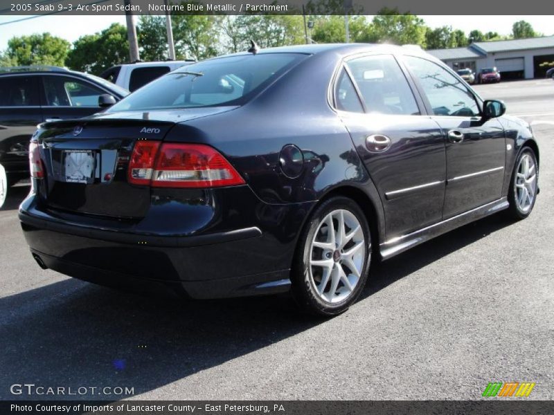 Nocturne Blue Metallic / Parchment 2005 Saab 9-3 Arc Sport Sedan