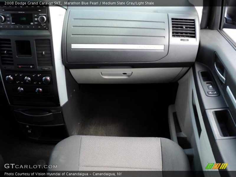 Marathon Blue Pearl / Medium Slate Gray/Light Shale 2008 Dodge Grand Caravan SXT